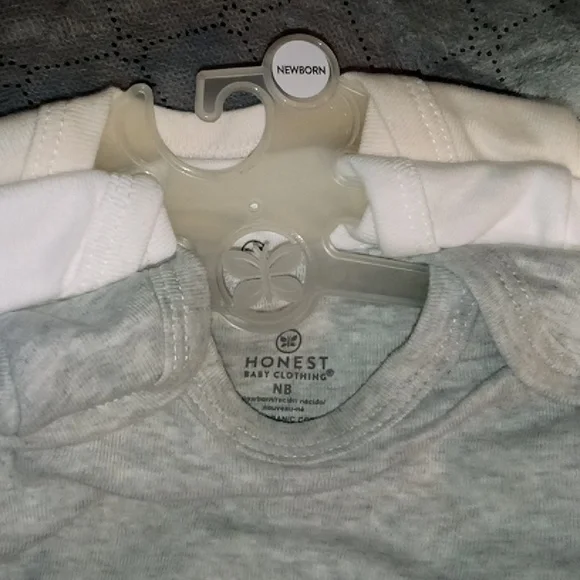 Bundled For U 100% Organic Honest Baby; Onesies, Footed & Footless Harem Pants - Picture 2 of 3